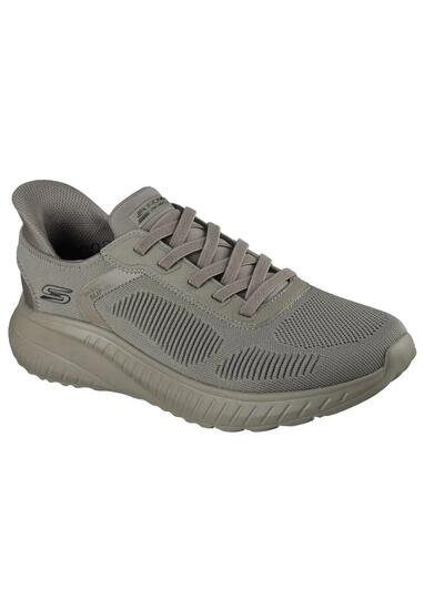 SKECHERS Herren Slip-Ins BOBS Sport Squad Chaos Sneaker 118312 OLV Olive