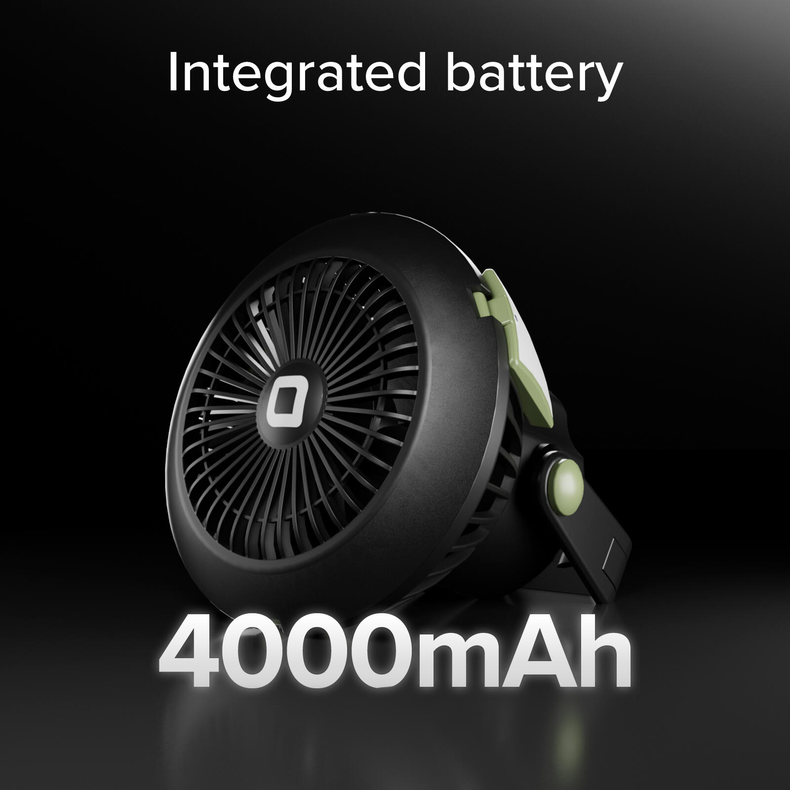 Ventola con Luce per Tenda, Bivacco, Van e Power Bank 4000mAh Integrato 7/7