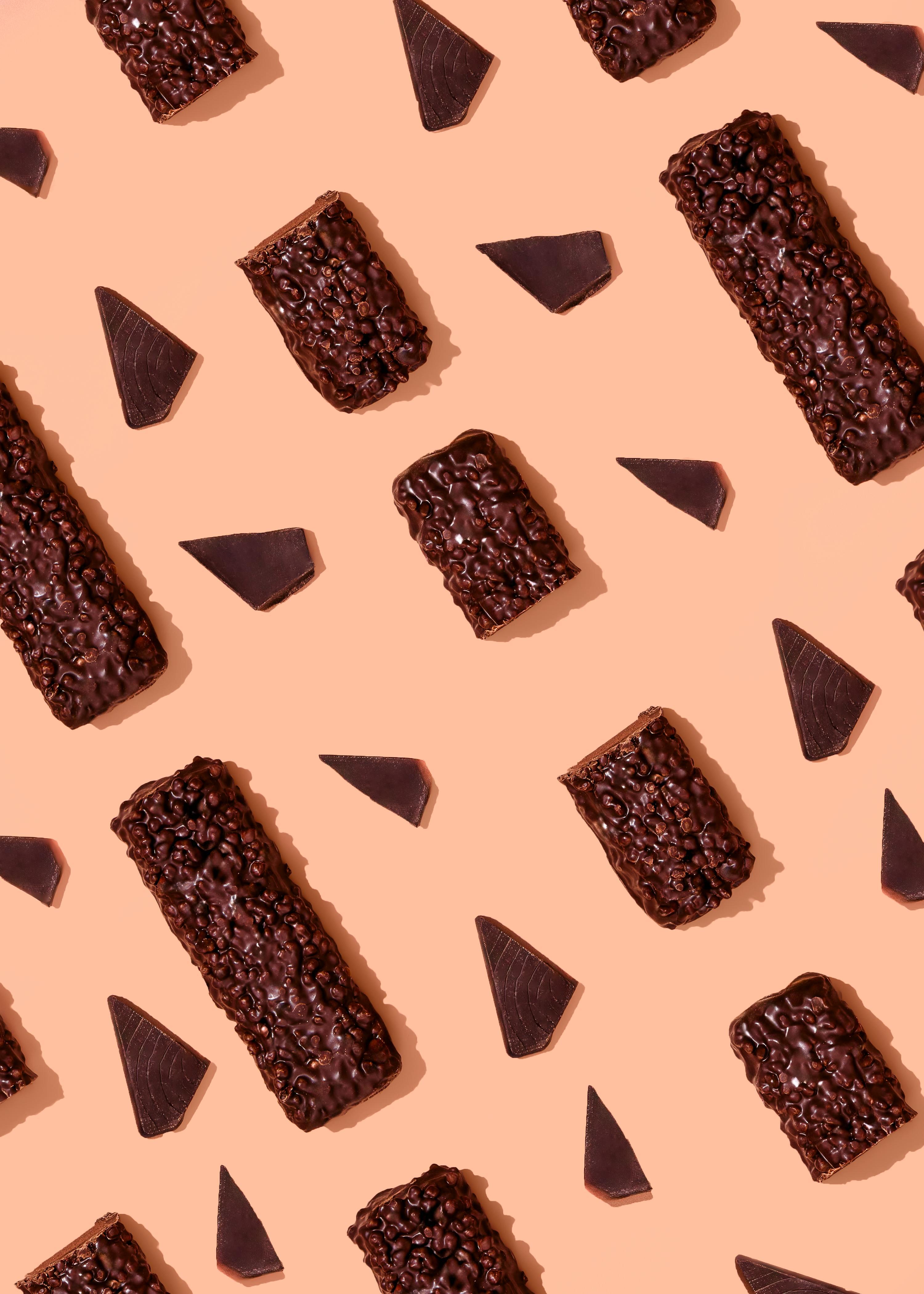 Barretta proteica crunchy al cioccolato fondente | 12 x 60 g 5/7