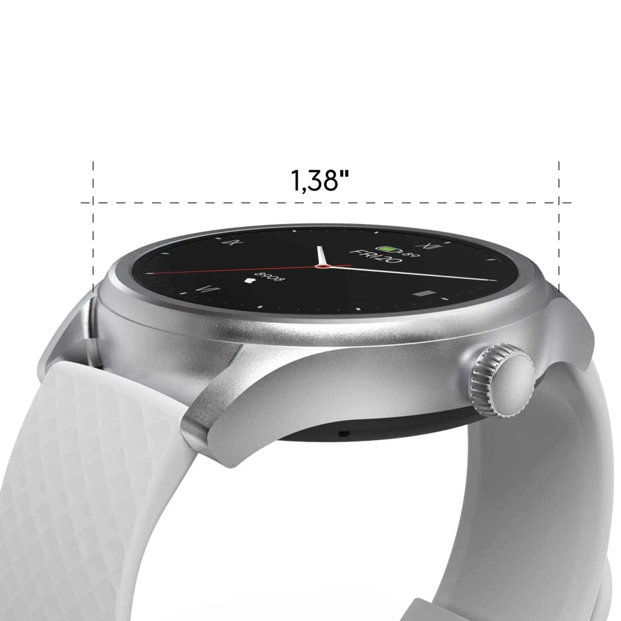 HAMA Smartwatch 5010 Refurbished, Telefonfunktion, IP68, 46mm, Sil 6/7