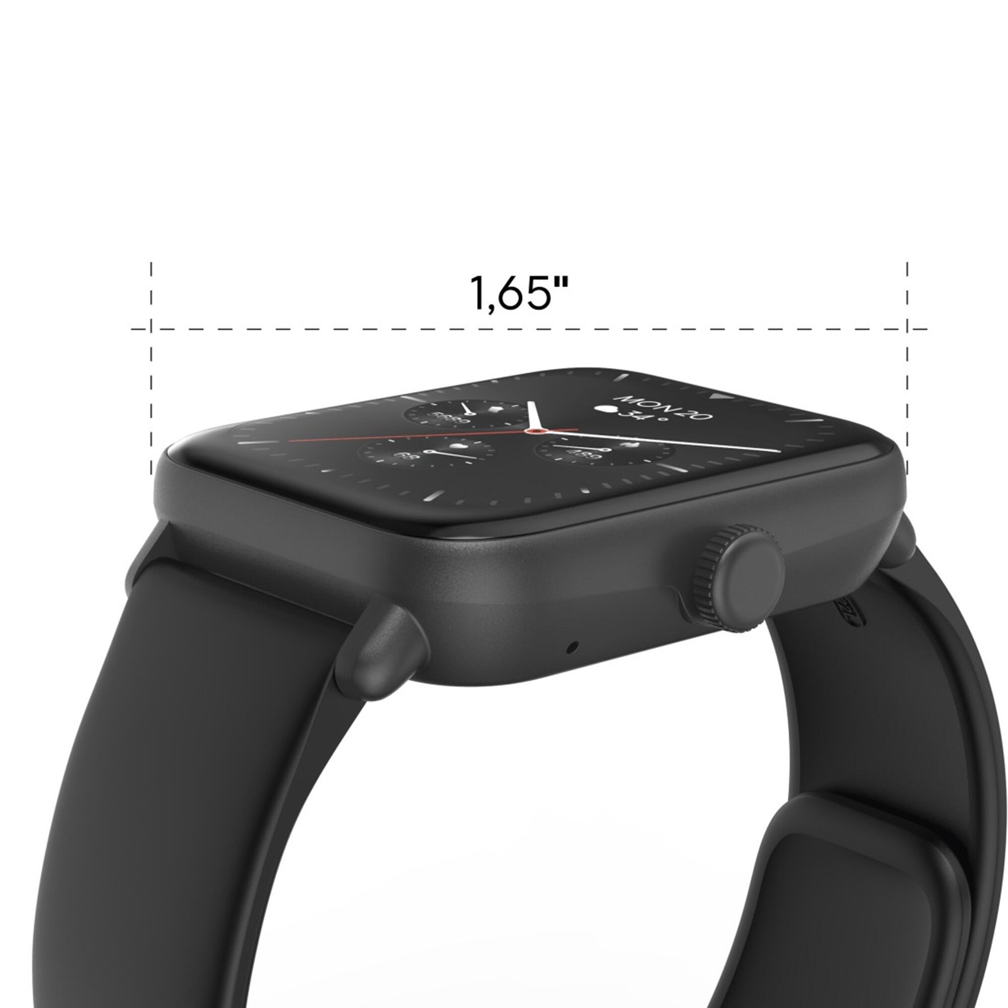 HAMA Smartwatch 6010 Refurbished, GPS, 44mm, Schwarz 6/7