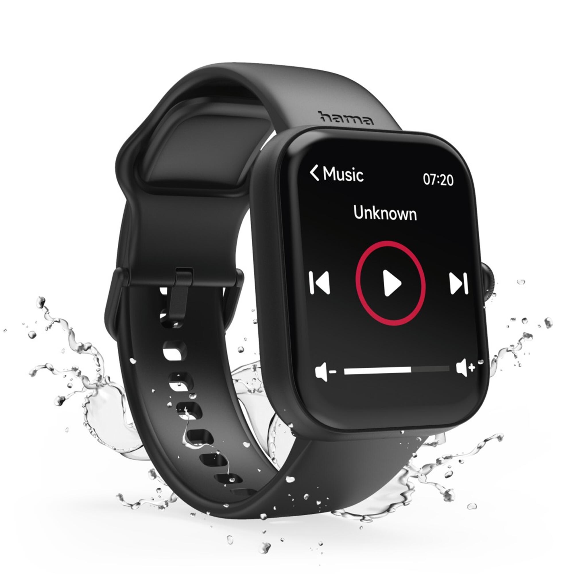 HAMA Smartwatch 5000 Refurbished, Telefonfunktion, IP68, 47mm, Sch 5/7