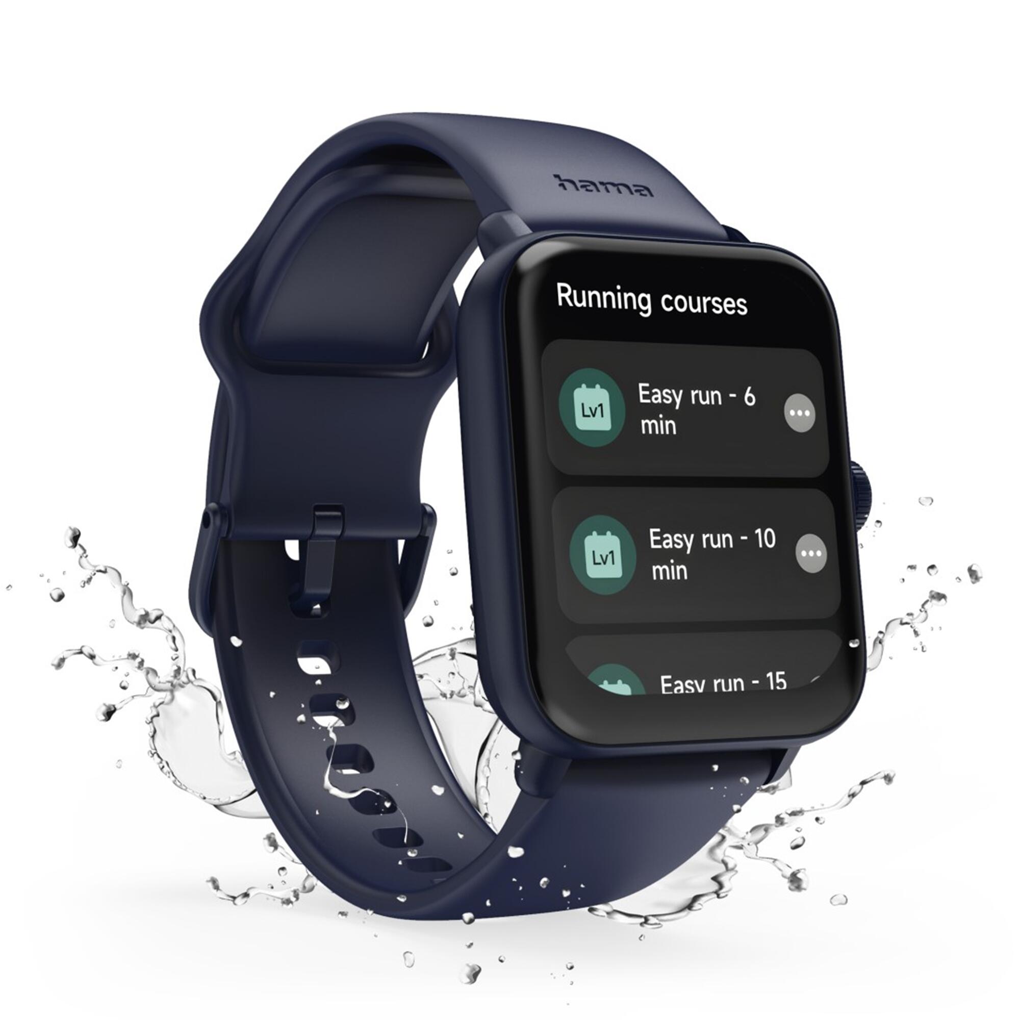 HAMA Smartwatch 6010 Refurbished, GPS, 44mm, Blau 5/7