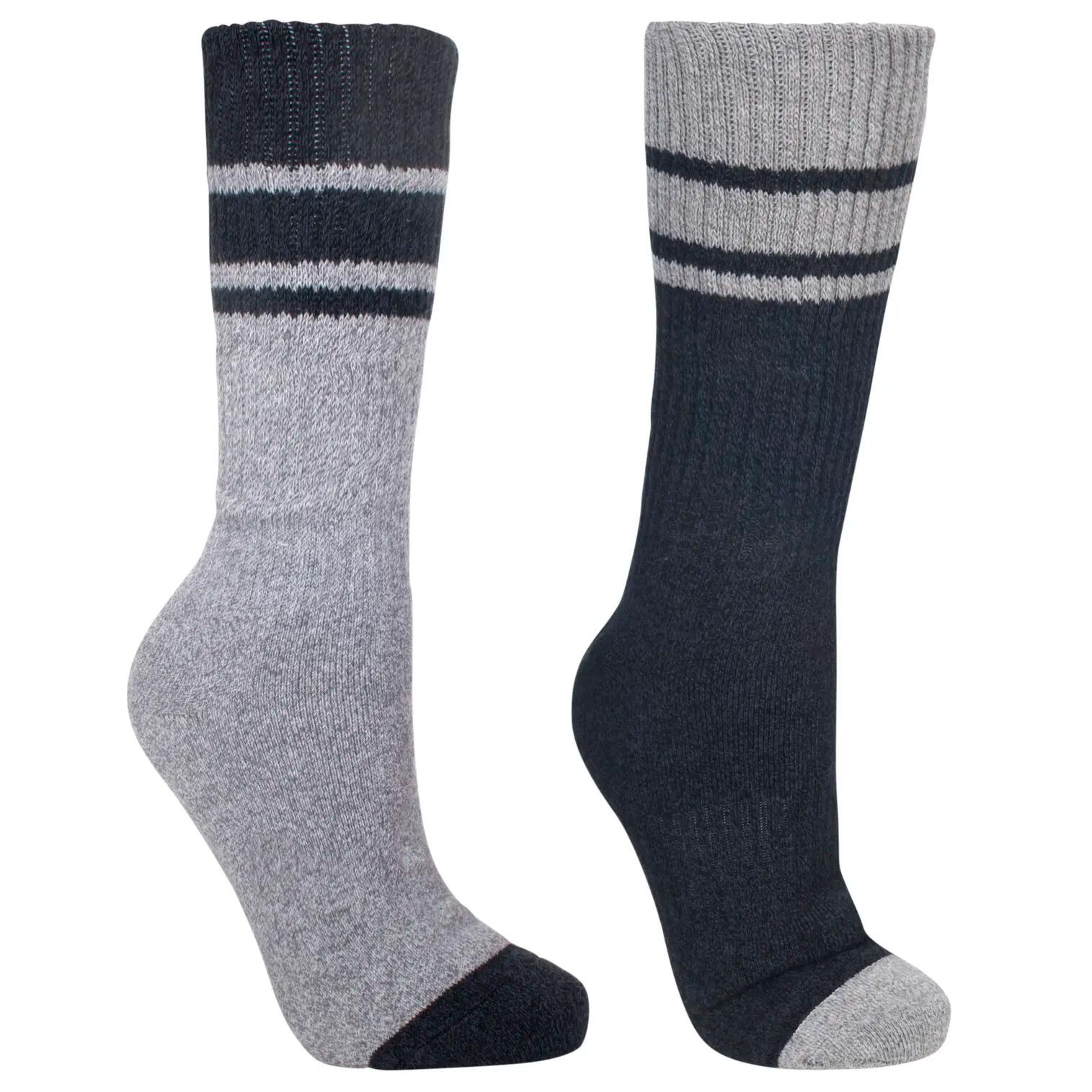 Trespass Hitched - Chaussettes Homme Noir/gris Chiné 3/4