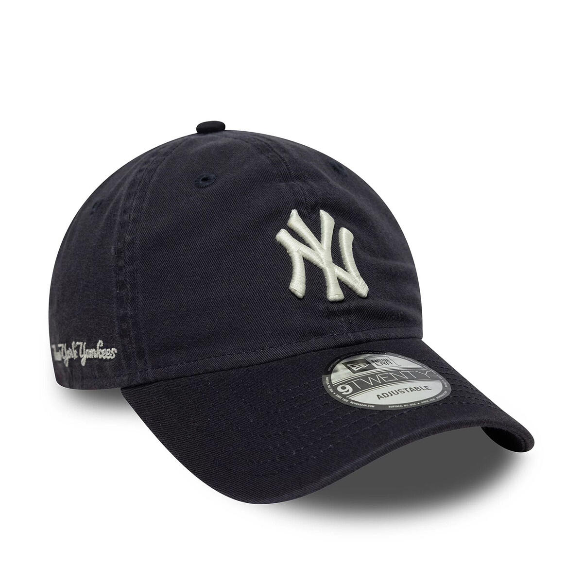New York Yankees Basecap für Frauen New Era 9Twenty Washed Script 3/6