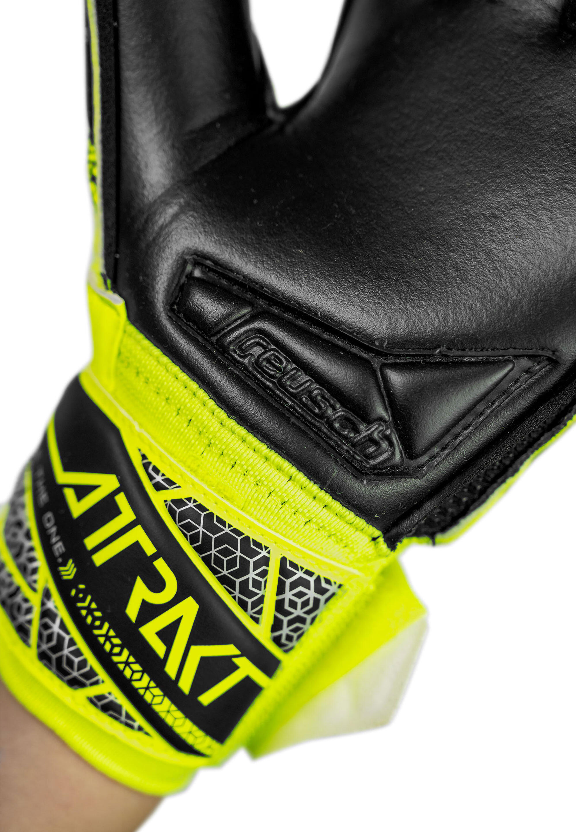 Luvas de guarda-redes Reusch Attrakt Silver Junior - látex, punho elástico 6/7