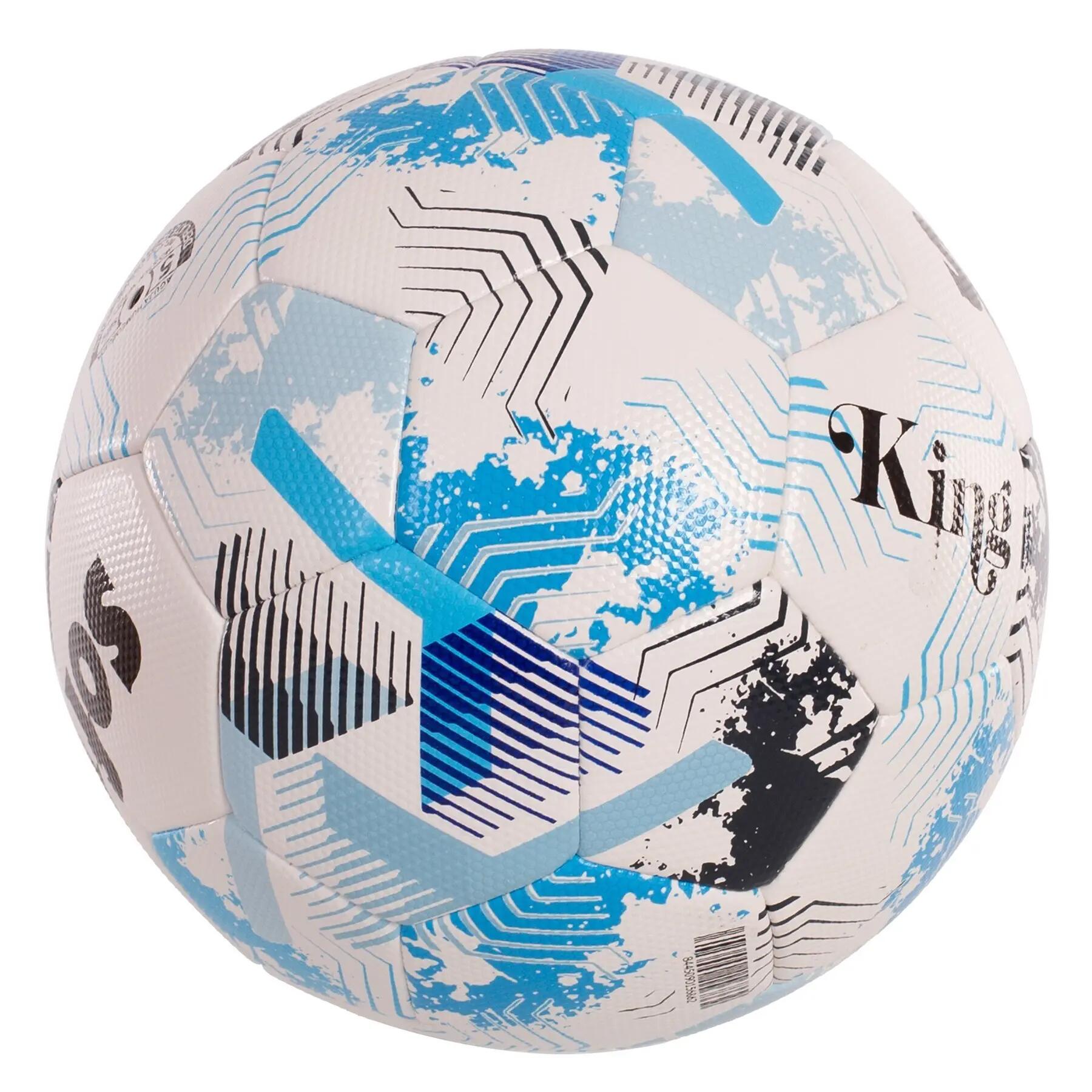 Fußball Softee King Weiß/Blau 2/3