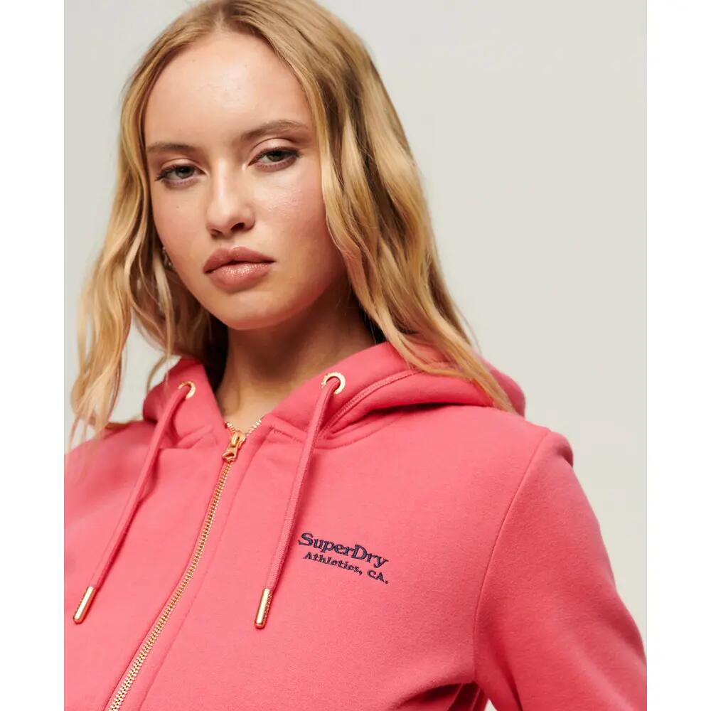 Superdry Damen Hoodie mit Reißverschluss in Rosa W2012047A 3/4