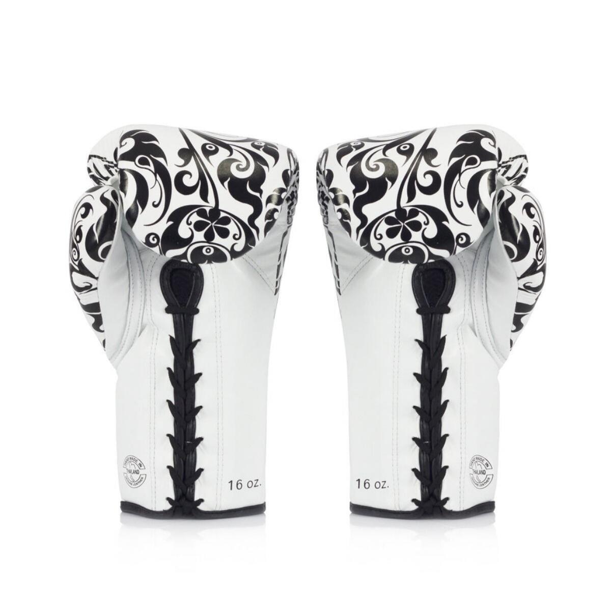 Boxhandschuhe Fairtex Compétition Glory Schnürsenkel Limitierte Ausgabe 2/2
