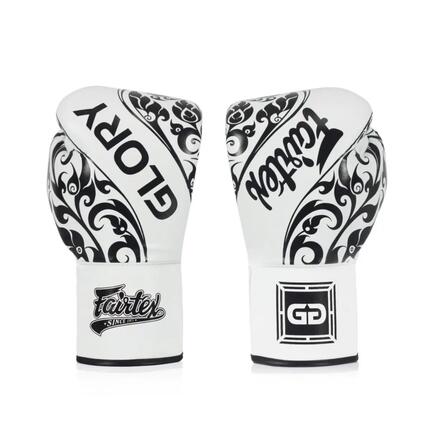 Rękawice Bokserskie ze skóry naturalnej Fairtex BGLG2 Białe 10oz