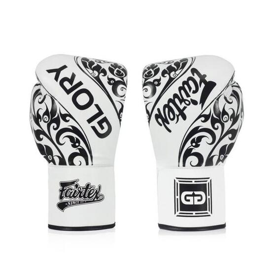 Rękawice Bokserskie ze skóry naturalnej Fairtex BGLG2 Białe 10oz