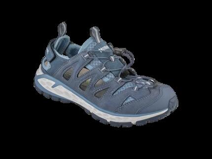 Brindisi Lady Wandelsandaal Dames leren lage wandelschoenen jeans/hellblau