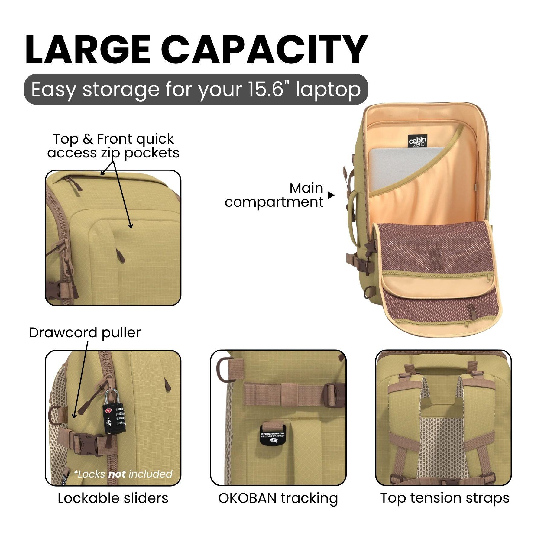 Cestovní batoh CabinZero Adventure 32 l 2/12