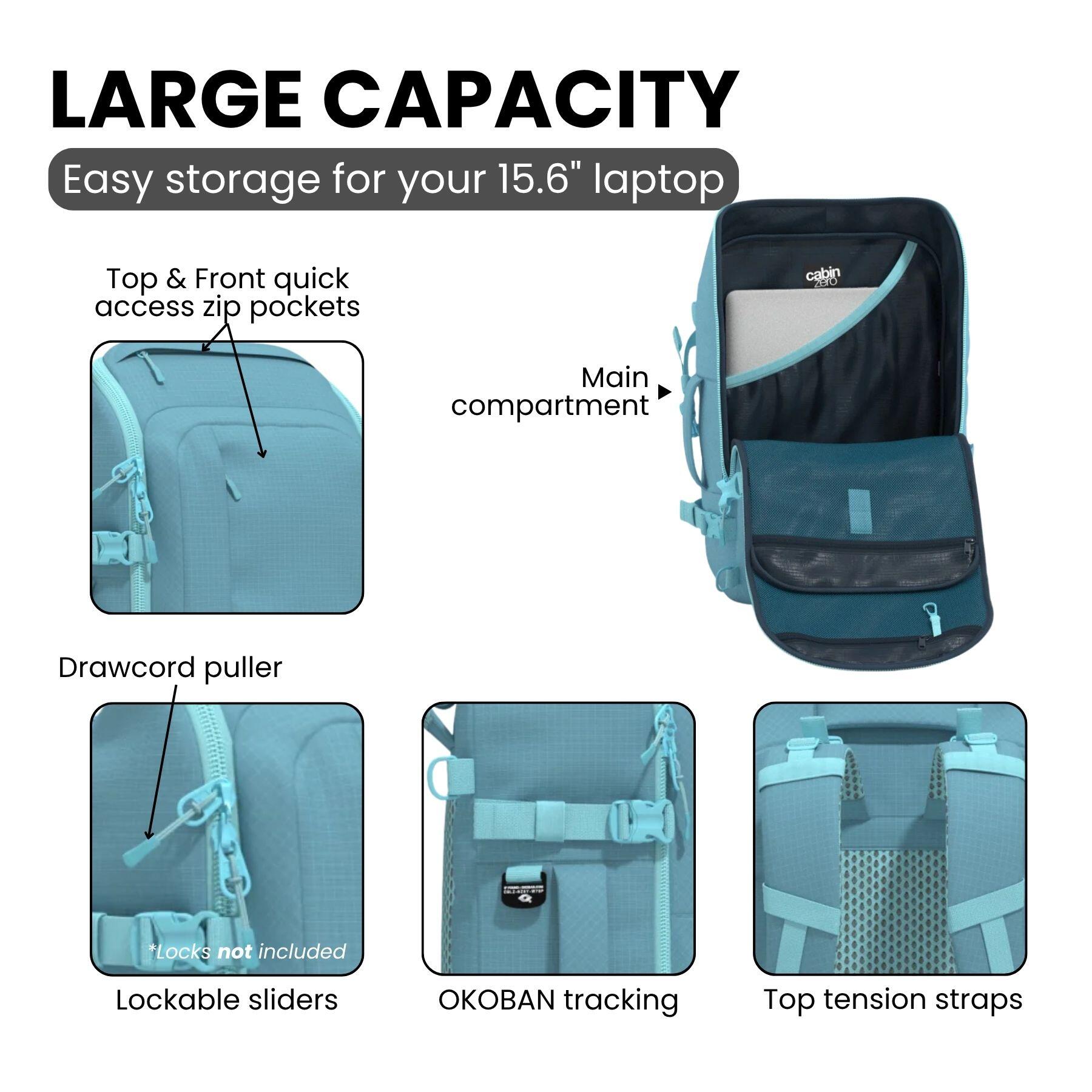 Cestovní batoh CabinZero Adventure 32 l 2/12