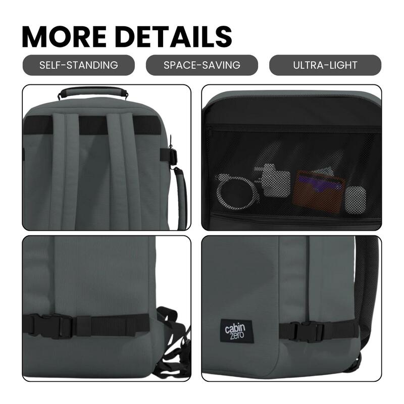 Rucsac CABINZERO Classic 28L, Gri, Unisex