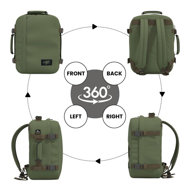 Rucsac CABINZERO Classic 28L, Kaki, Unisex