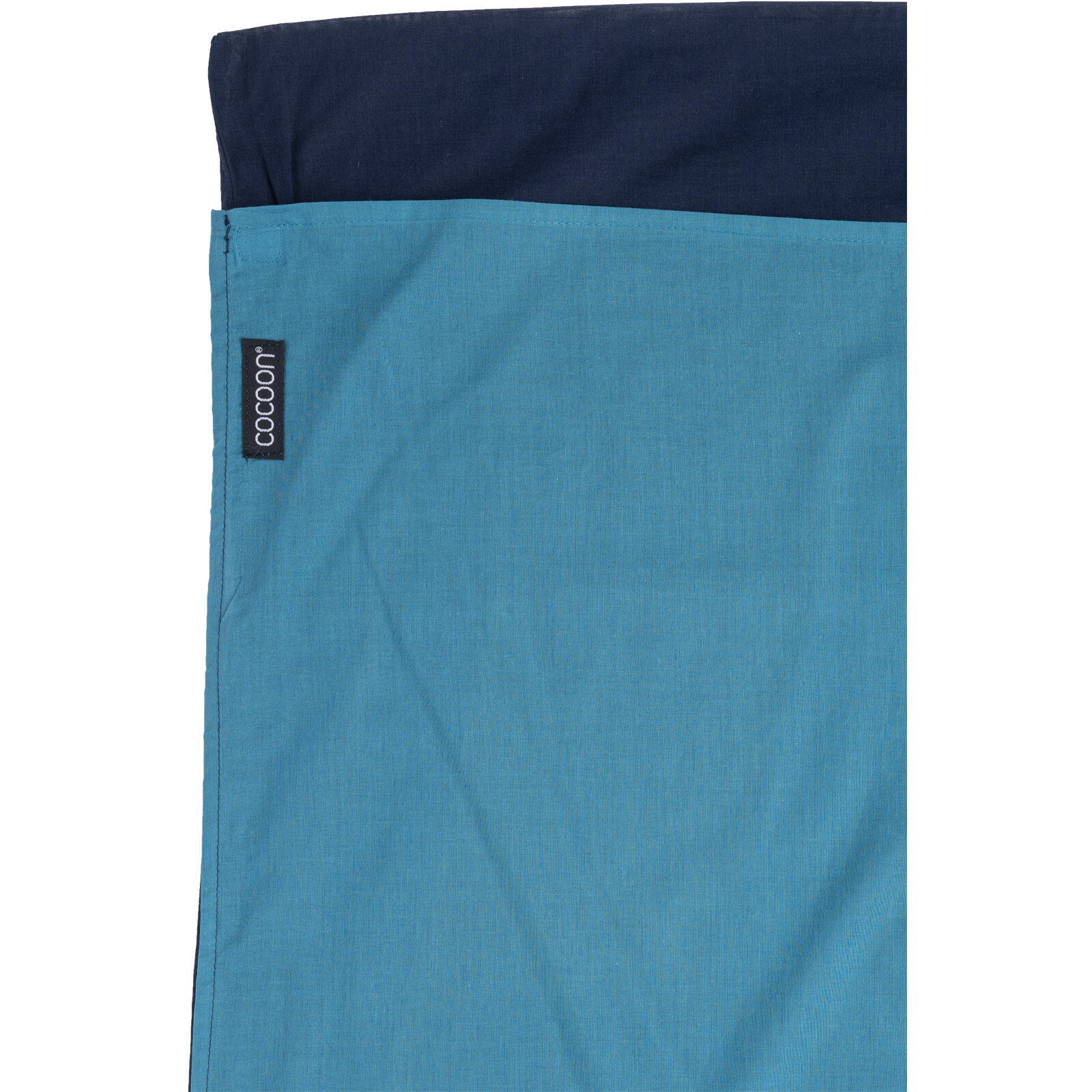 Hütten-Schlafsack Egyptian Cotton TravelSheet tuareg-laguna blue 3/7