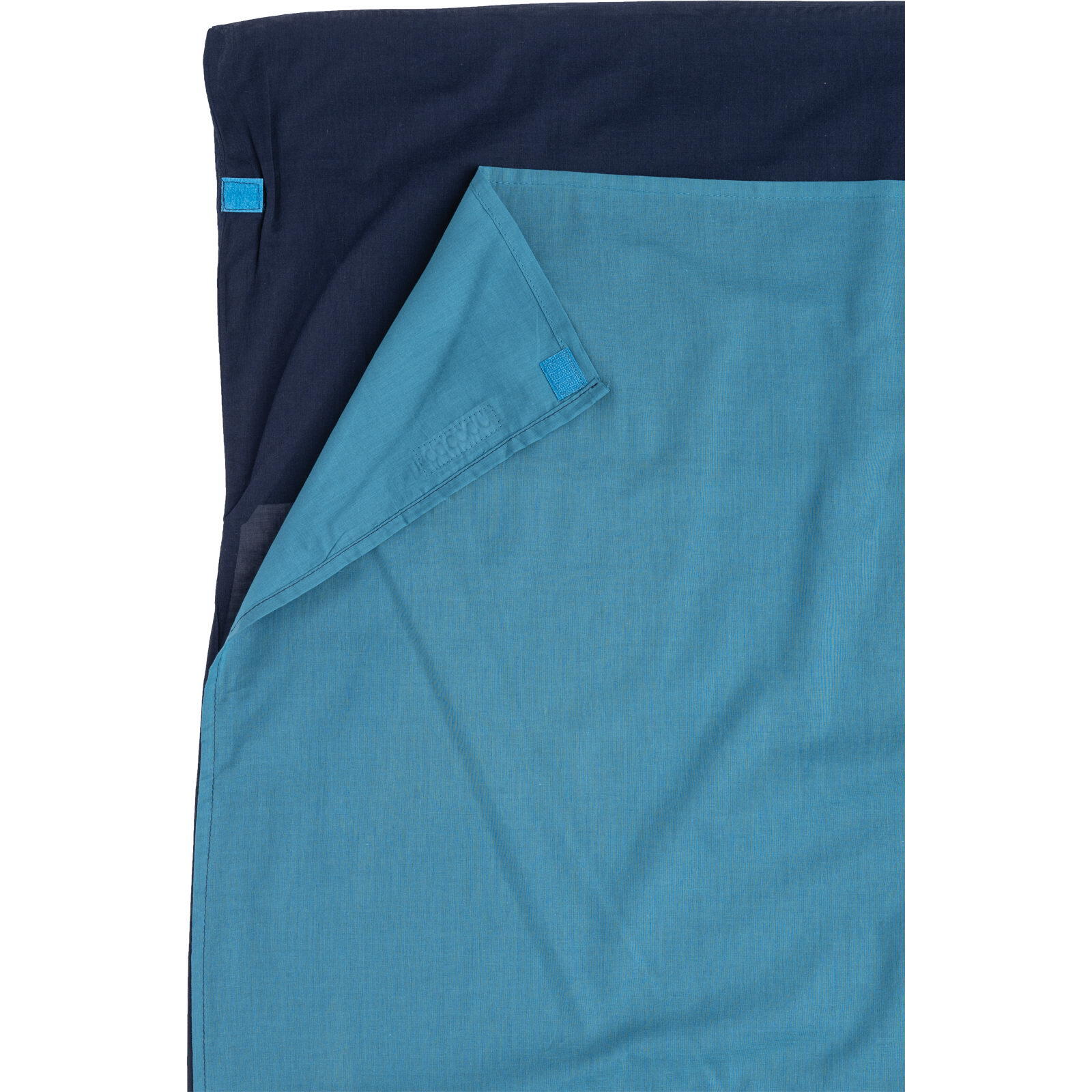 Hütten-Schlafsack Egyptian Cotton TravelSheet tuareg-laguna blue 4/7