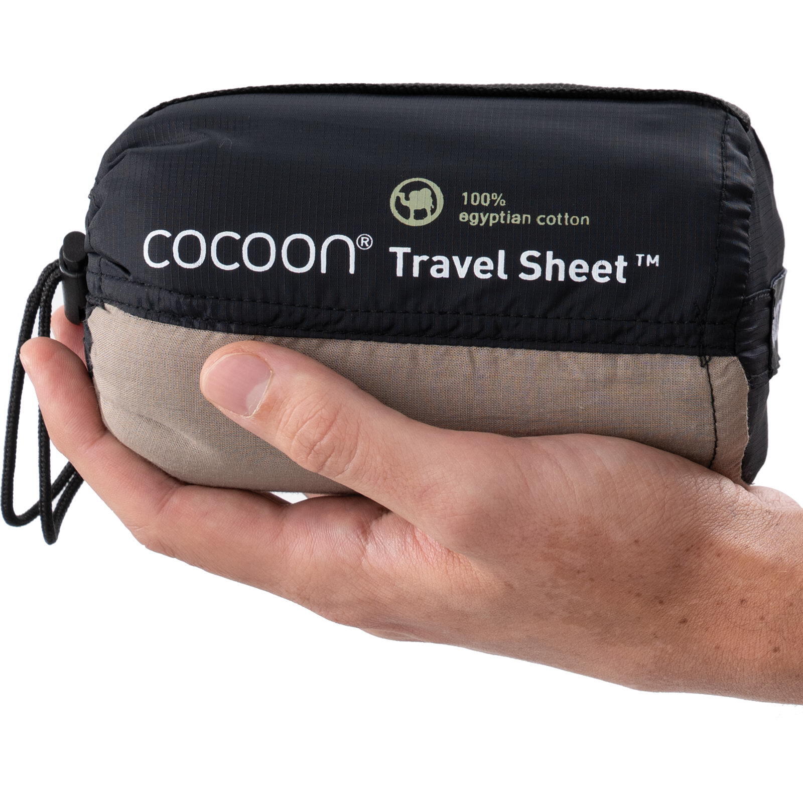 Hütten-Schlafsack Egyptian Cotton TravelSheet khaki 6/7