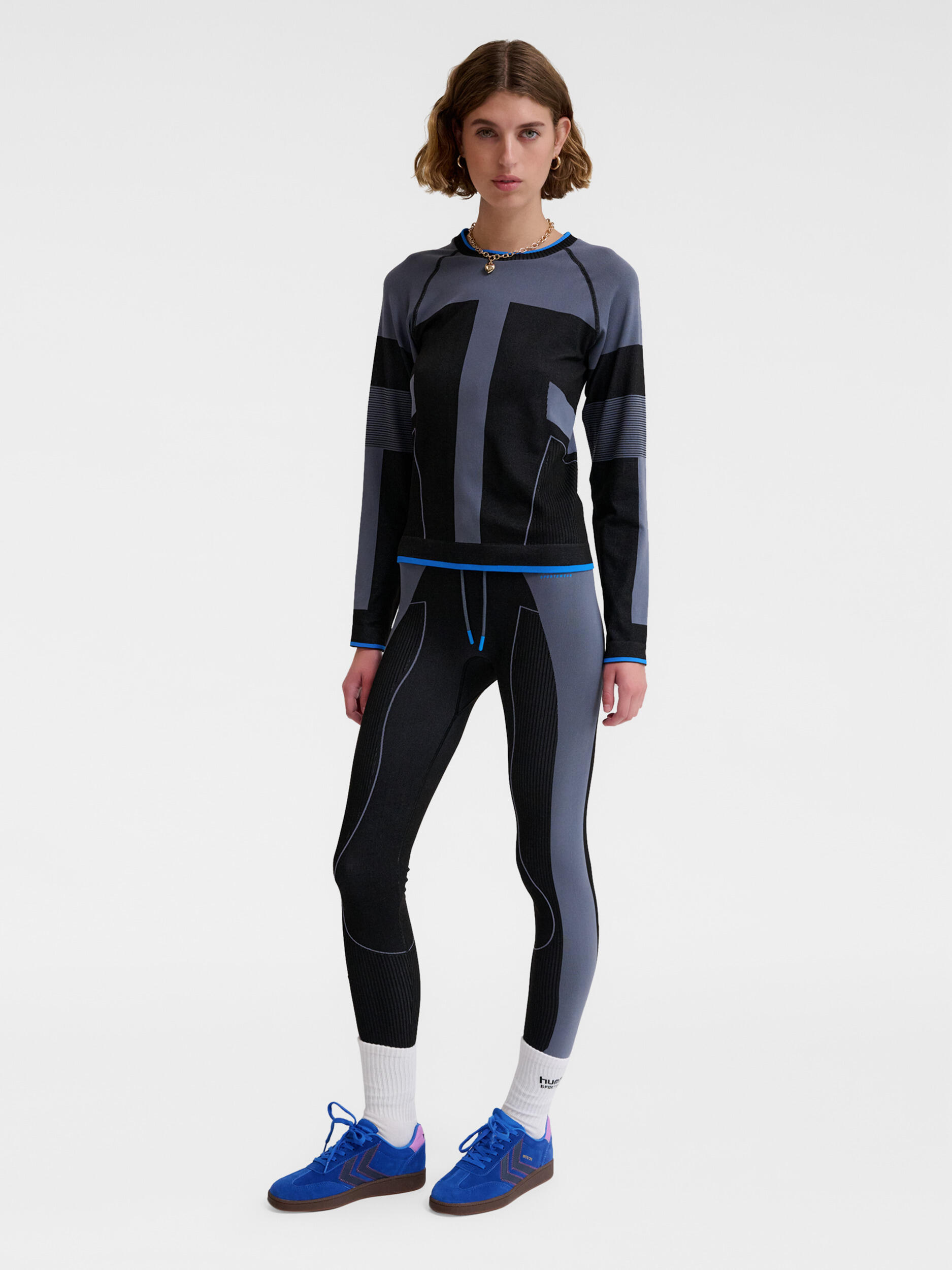 Top Raglanärmel Hmlseamless Damen 3/7