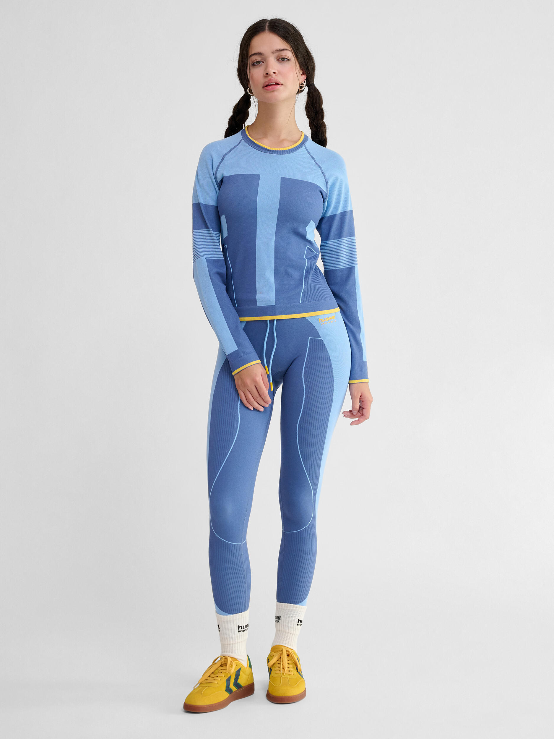 Top Raglanärmel Hmlseamless Damen 3/7