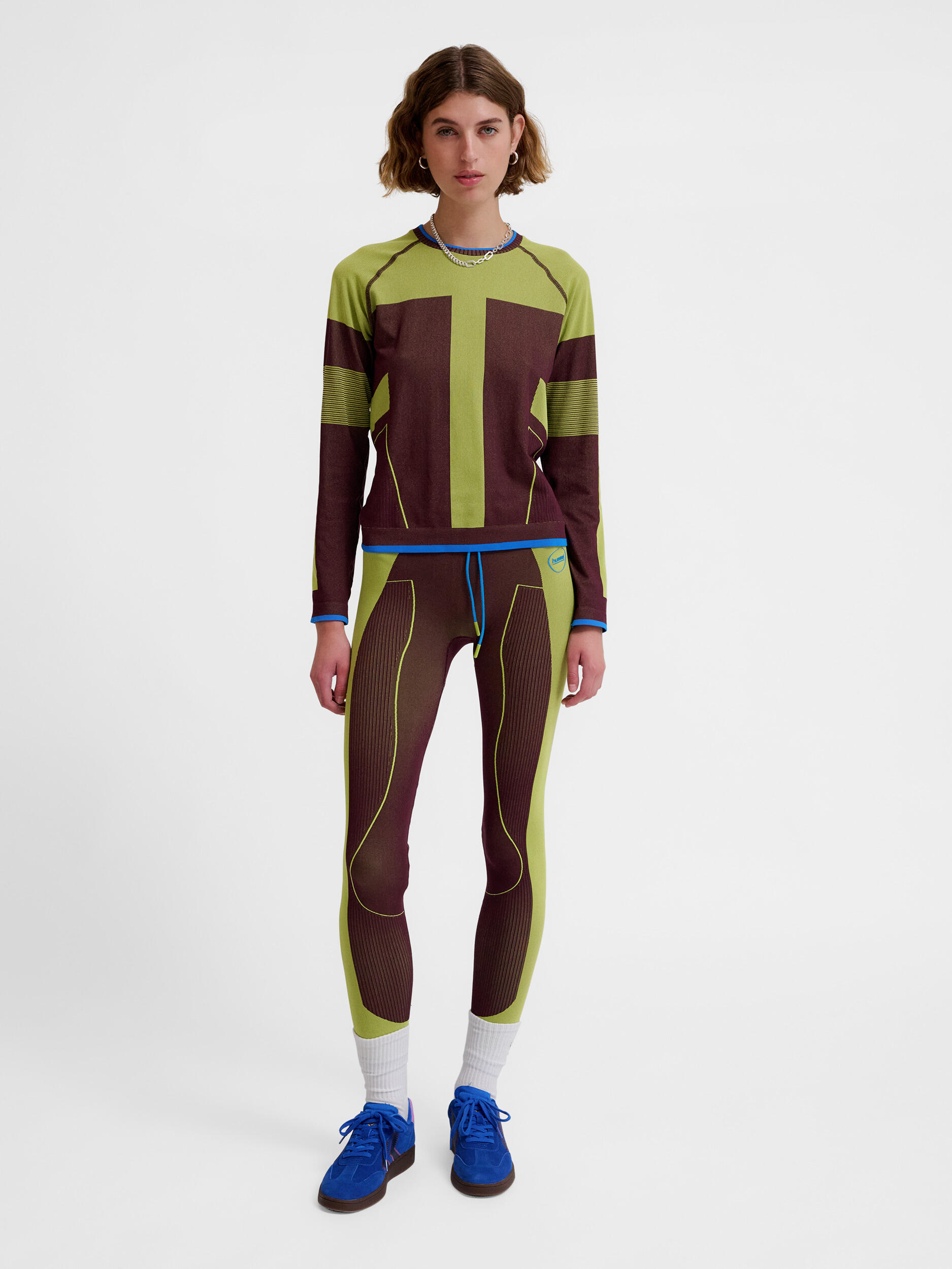 Top Raglanärmel Hmlseamless Damen 3/7