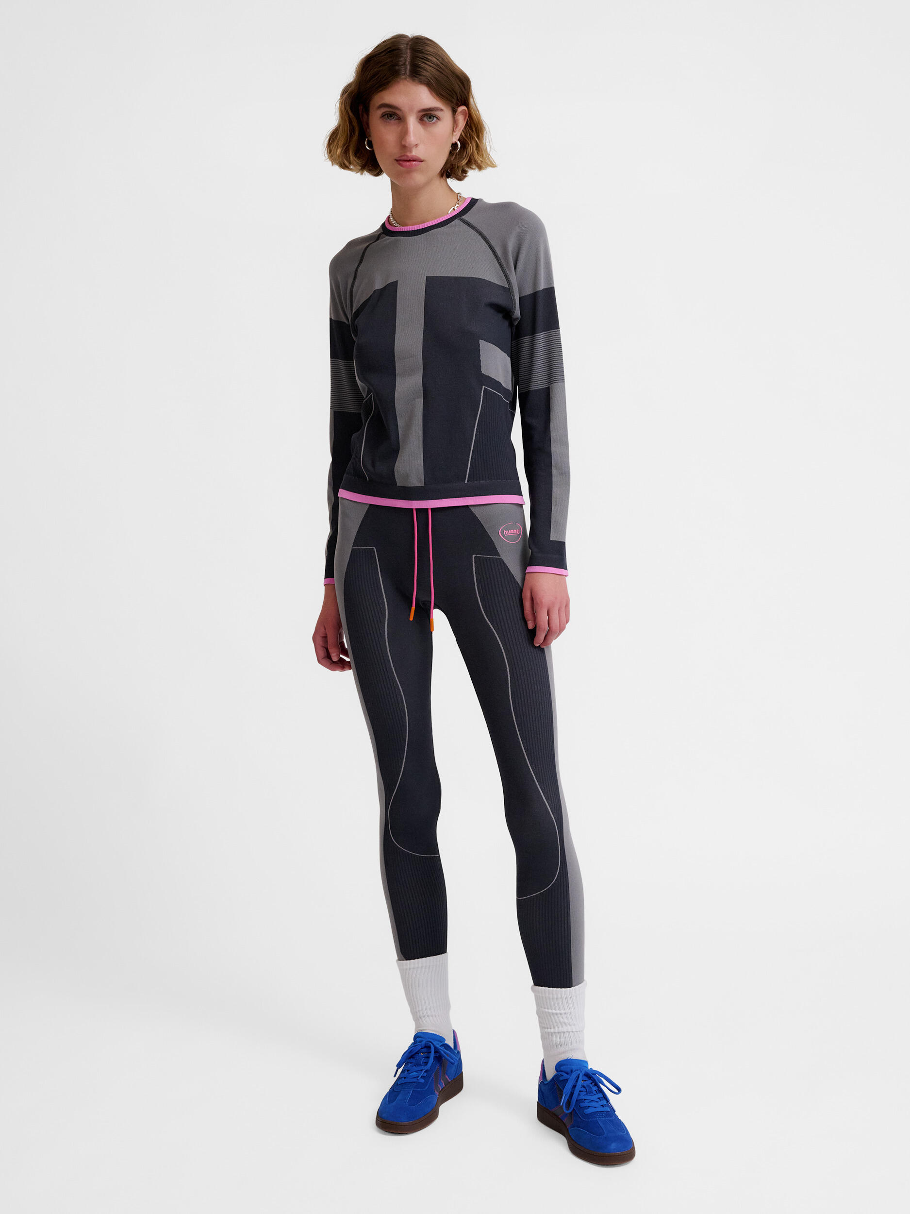 Top Raglanärmel Hmlseamless Damen 3/7