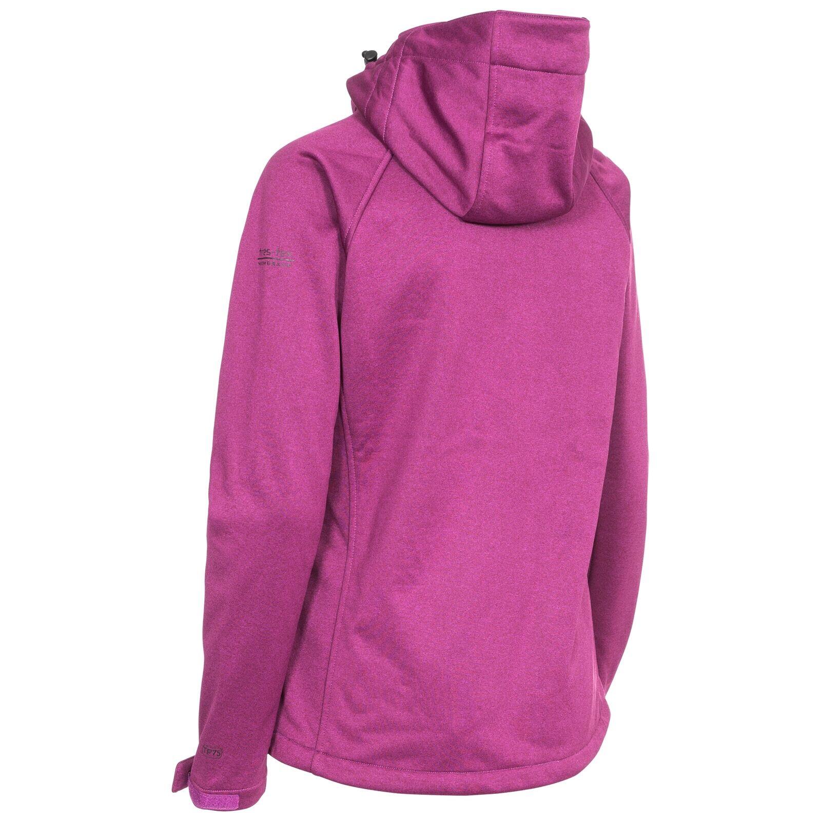 Softshelljacke Angela Damen Violett meliert 2/4