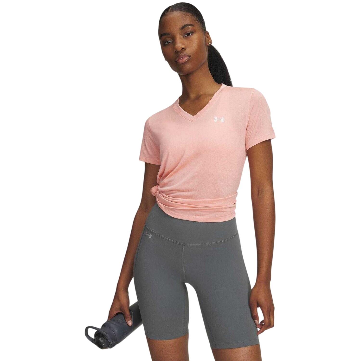 Under Armour Womens/Ladies Twist V Neck Loose Fit T-Shirt