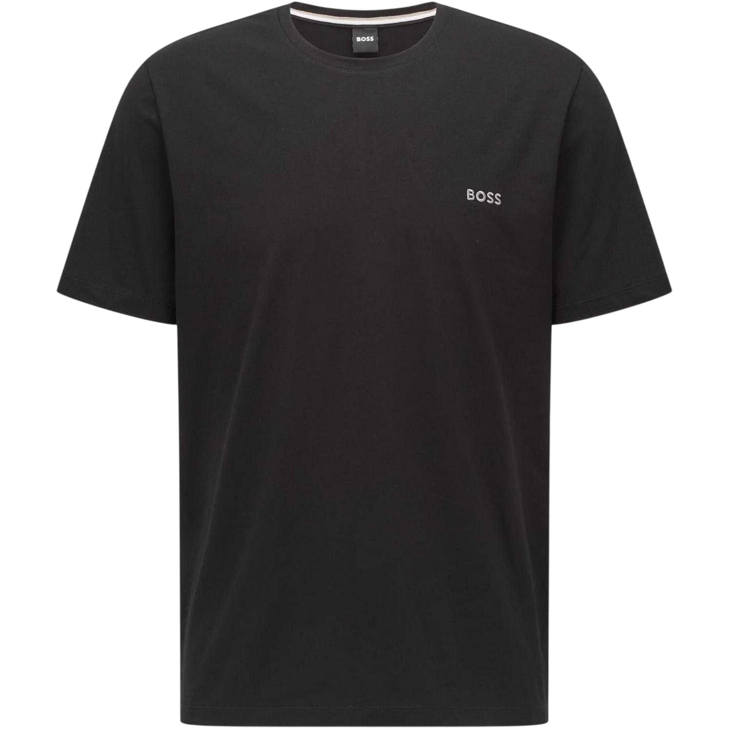Boss Mens Mixmatch Crew Neck Short-Sleeved T-Shirt