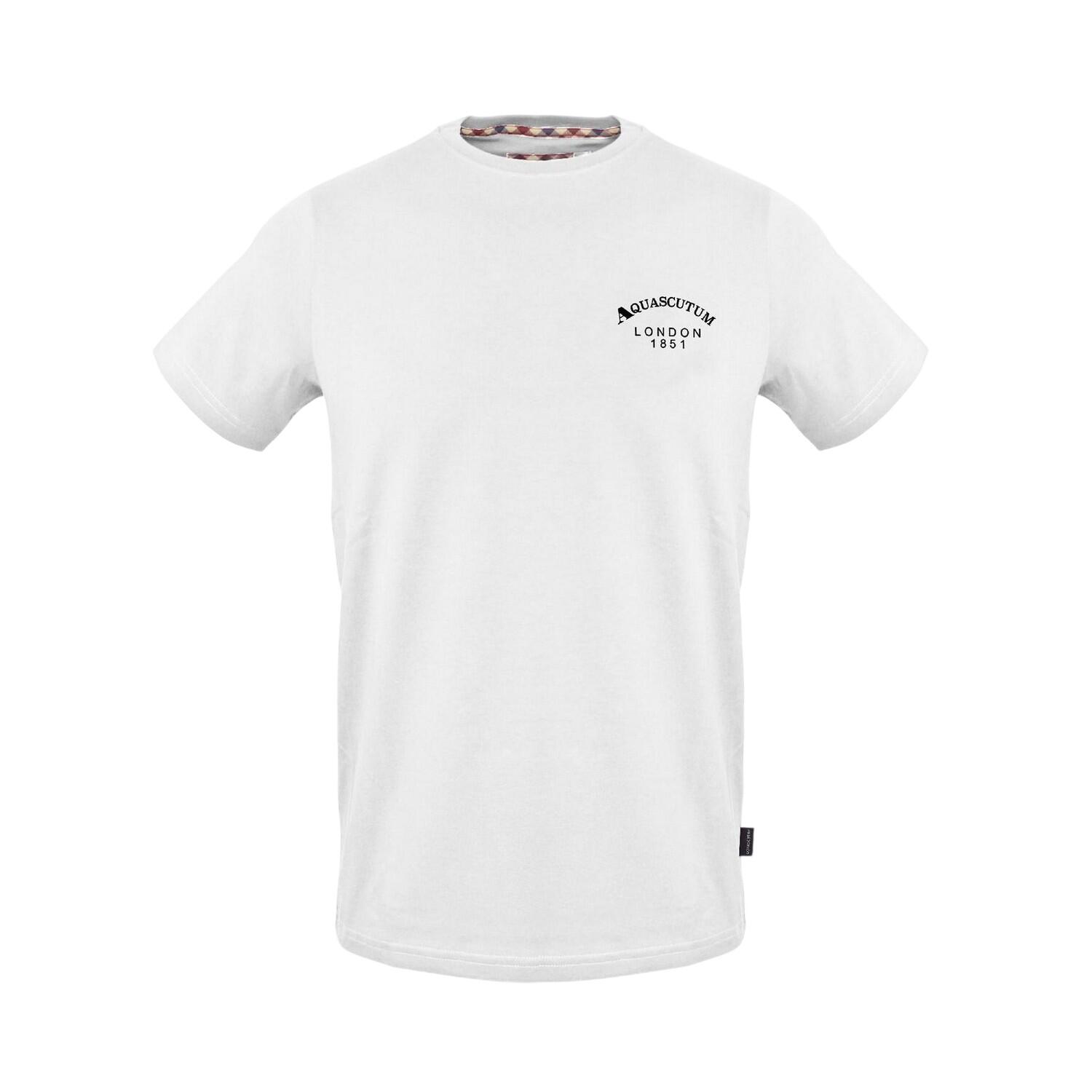 Aquascutum Mens Arch Crew Neck Regular T-Shirt