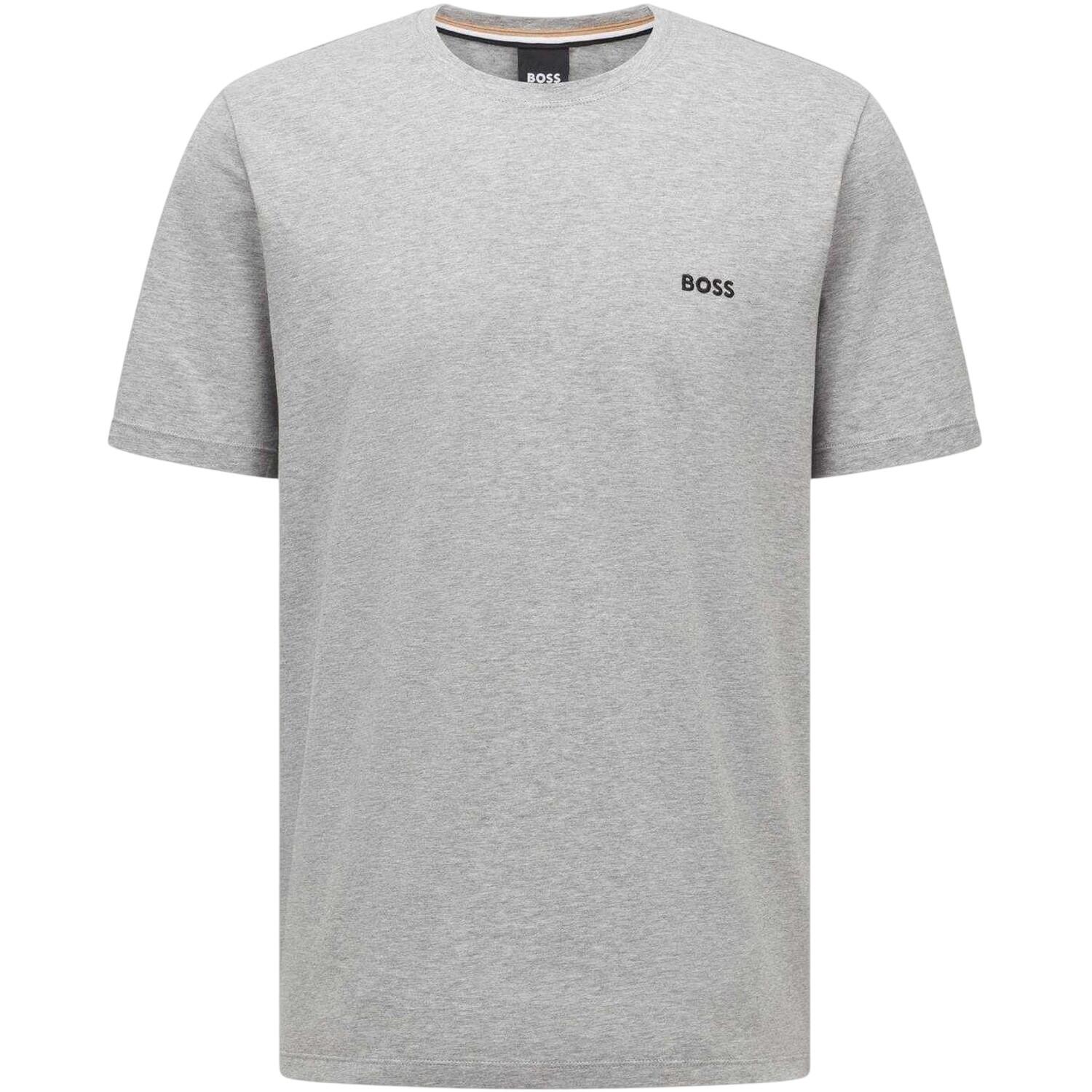 Boss Mens Mixmatch Crew Neck Short-Sleeved T-Shirt
