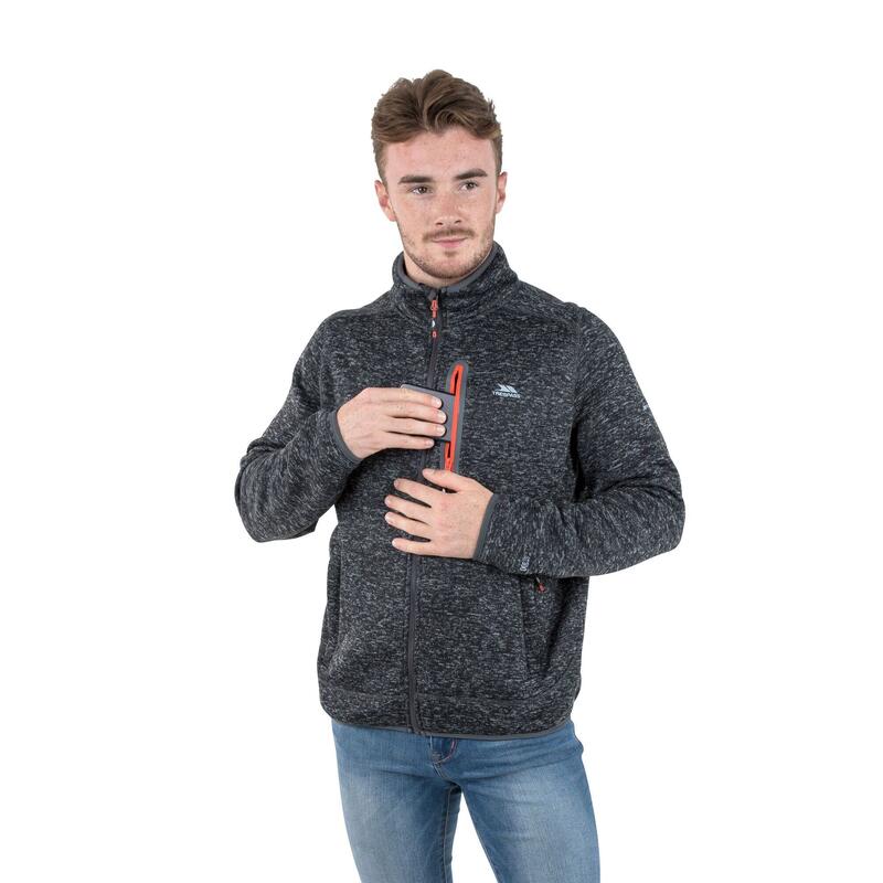 Veste Polaire BINGHAM Homme (Noir Chiné)