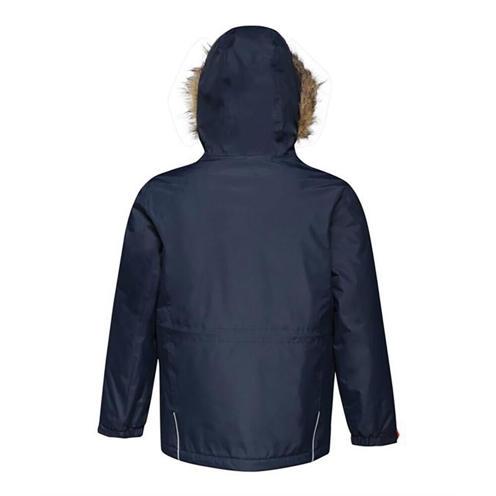 REGATTA Childrens Cadet Parka Jacket (Navy)