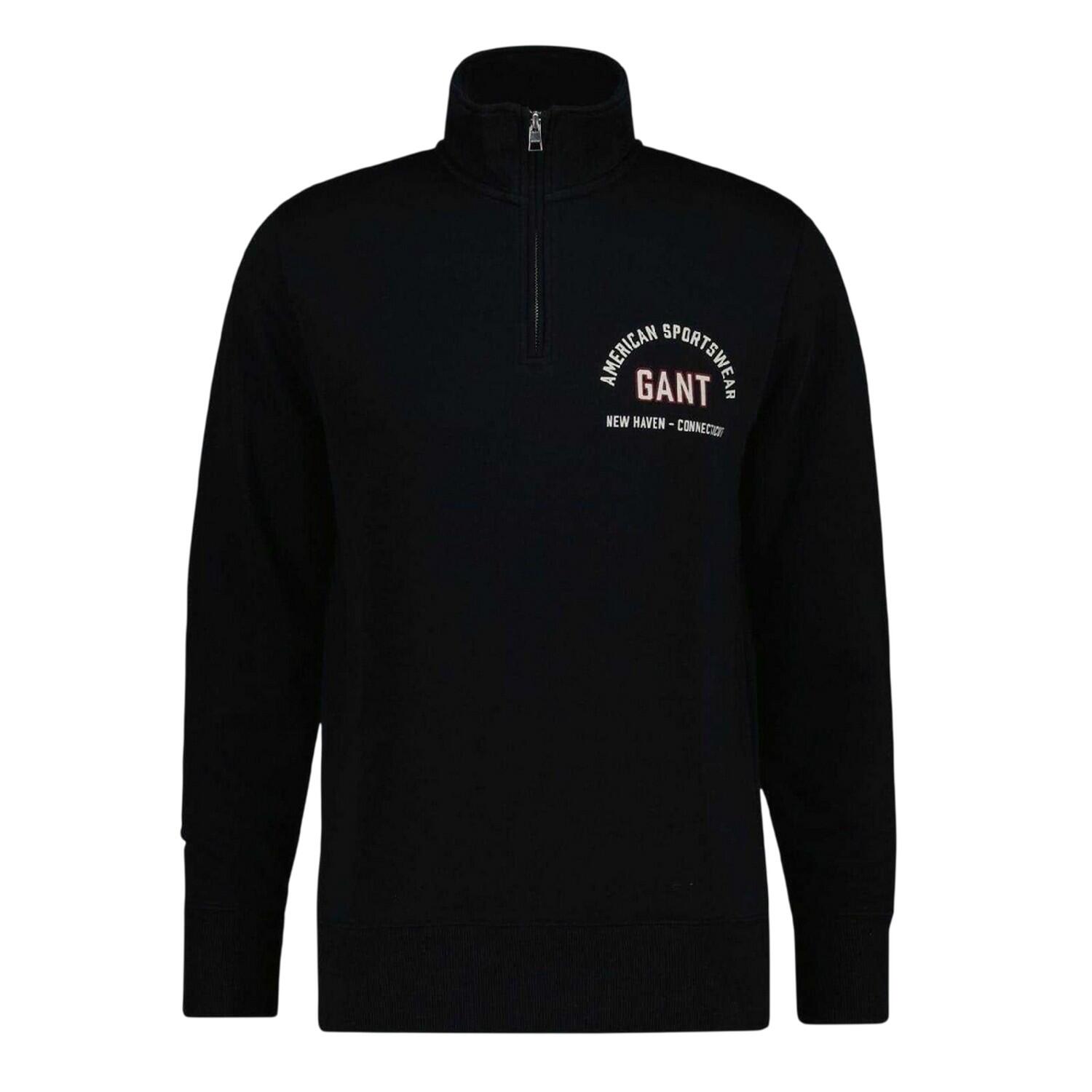 Gant Mens Fleece Quarter Zip Sweatshirt