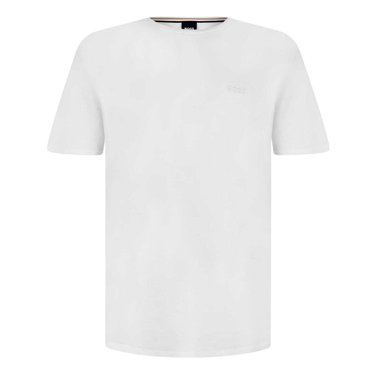 Boss Mens Mixmatch Crew Neck Short-Sleeved T-Shirt