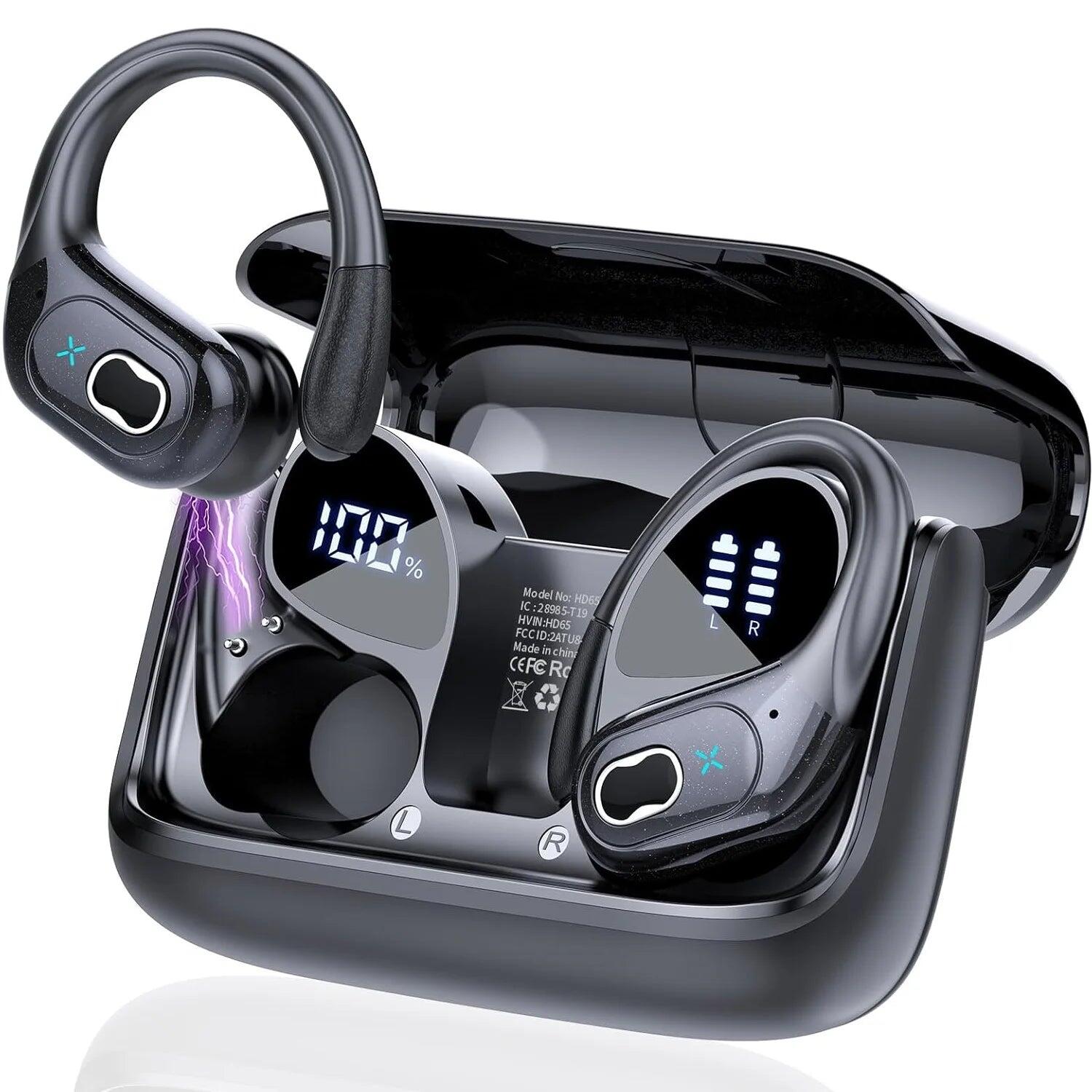 Bluetooth 5.4 Wireless Earbuds with Ear Hooks