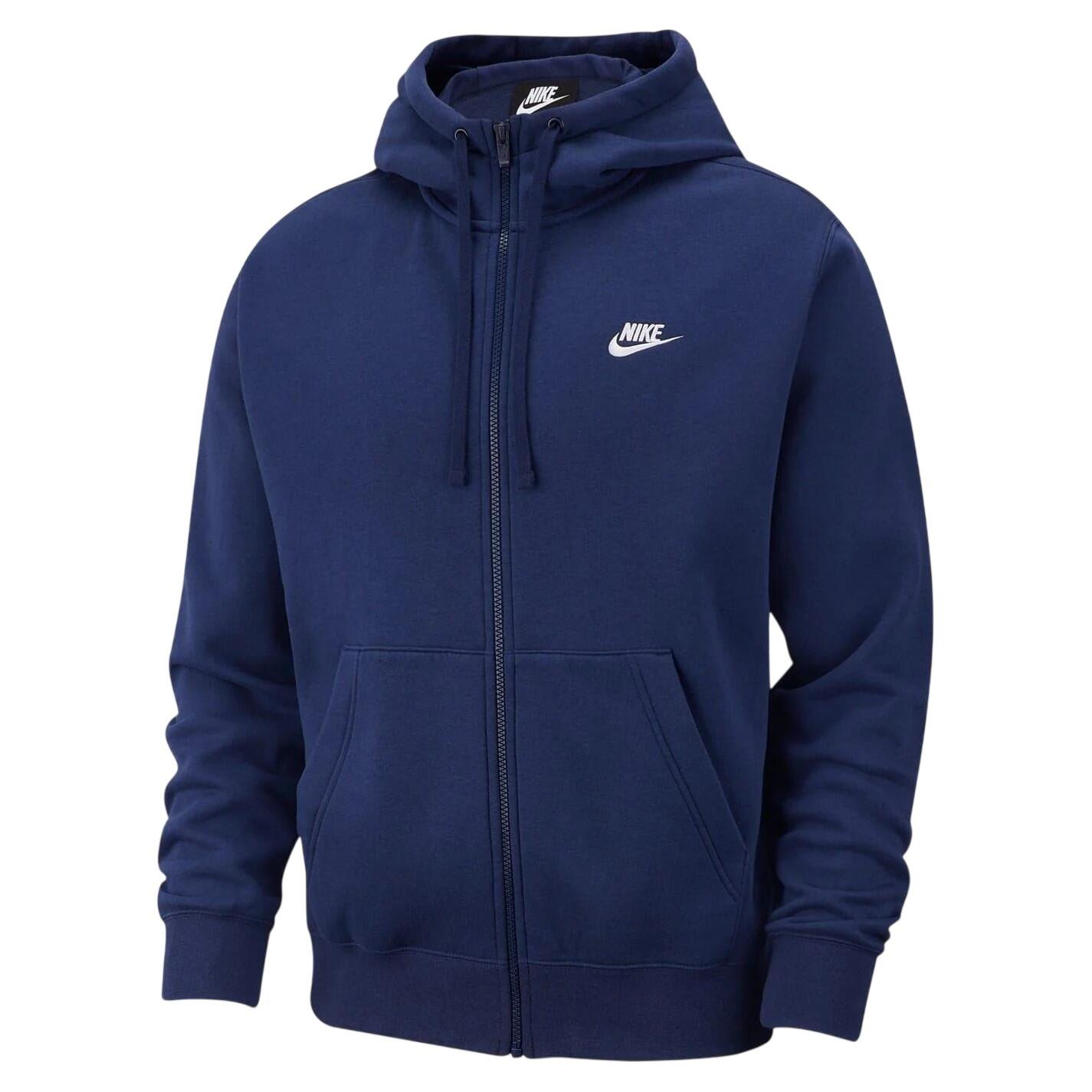 Nike Mens Sportswear Club Full Zip Hoodie