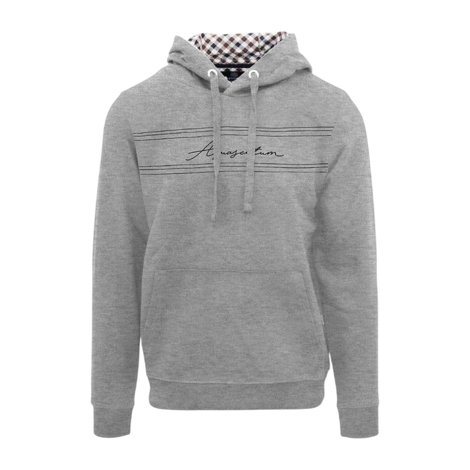 Aquascutum Mens Signature Regular Hoodie
