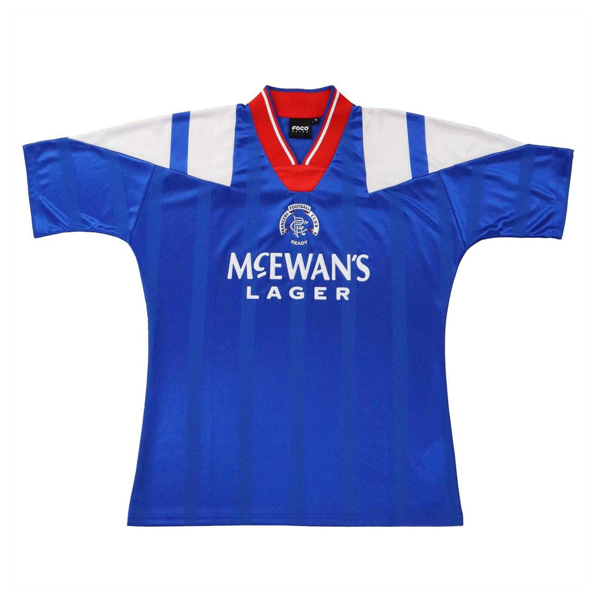 Rangers FC Mens Retro Football Shirt