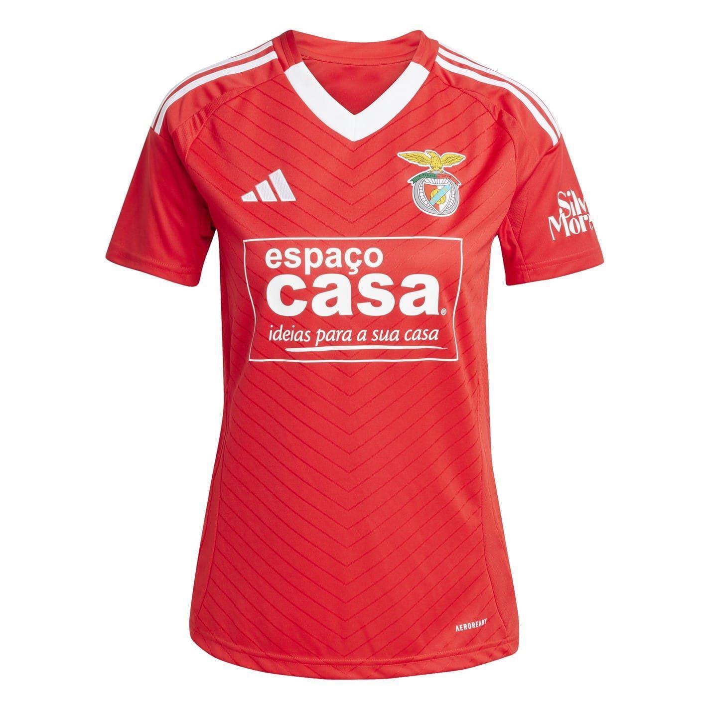 SL Benfica Womens/Ladies Adidas Football Jersey