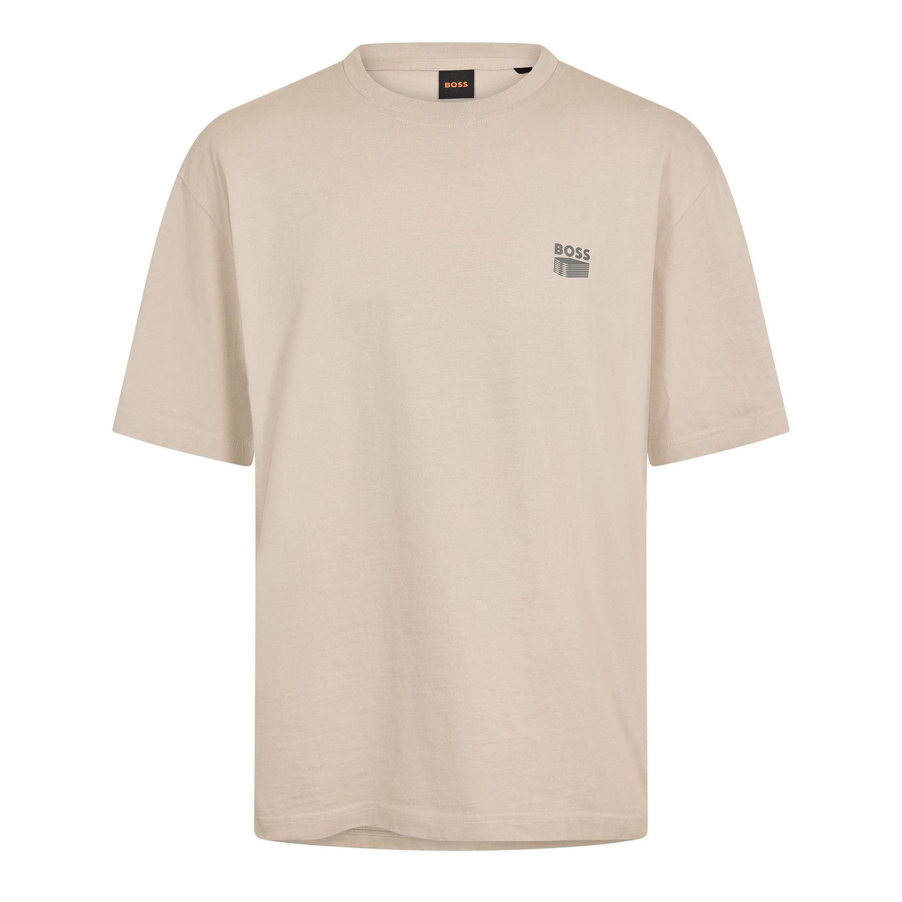 Boss Mens Brutalism Back Print T-Shirt