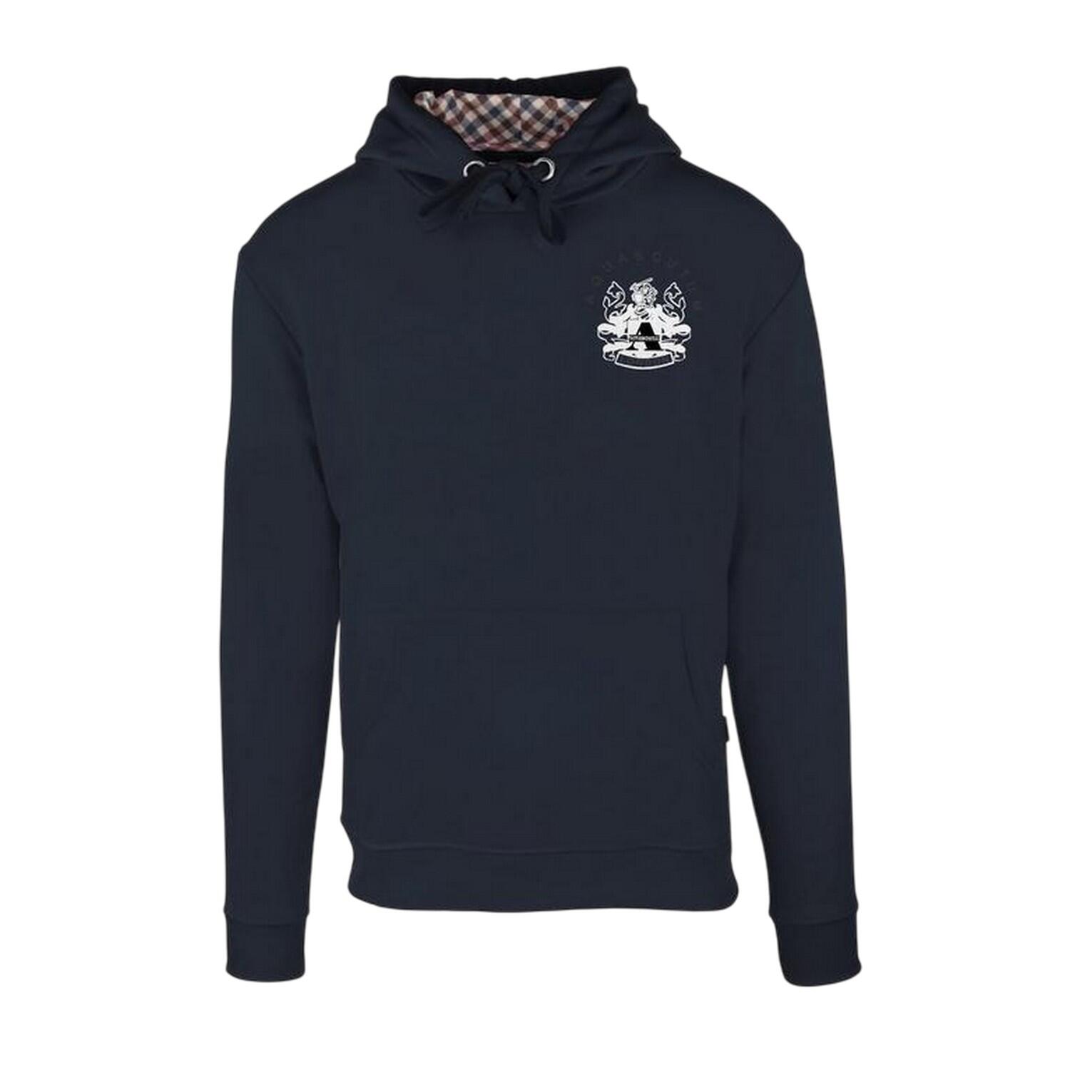 Aquascutum Mens Emblem Hoodie