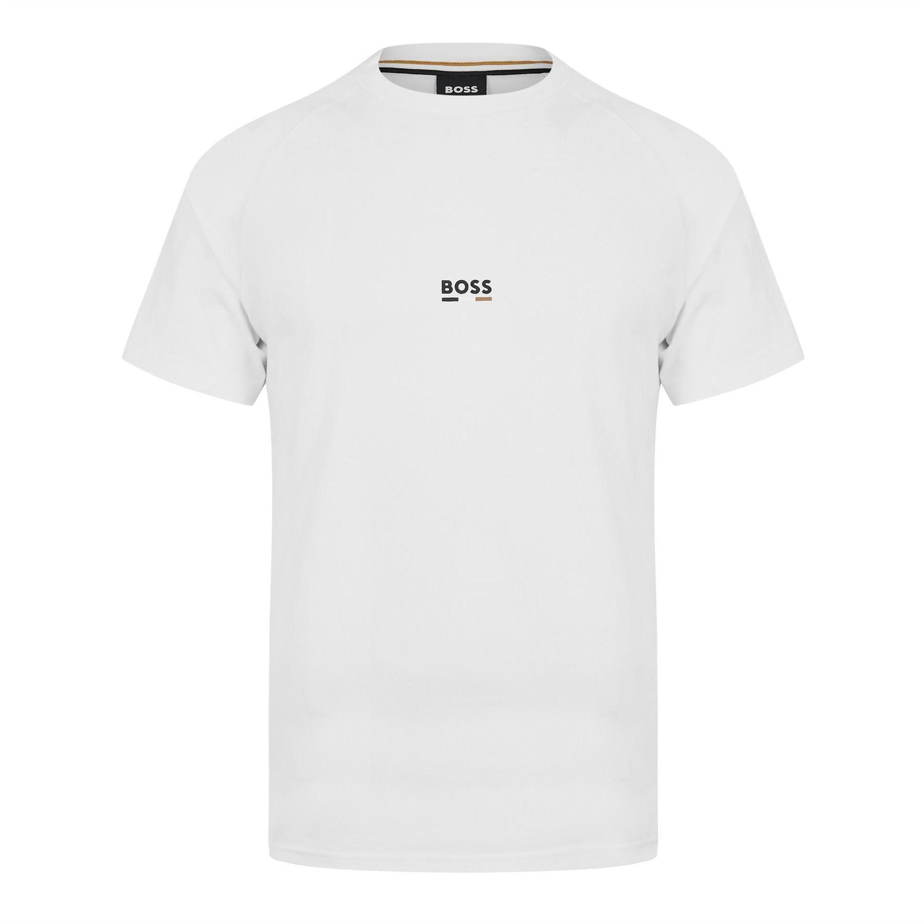 Boss Mens Logo Slim Raglan T-Shirt