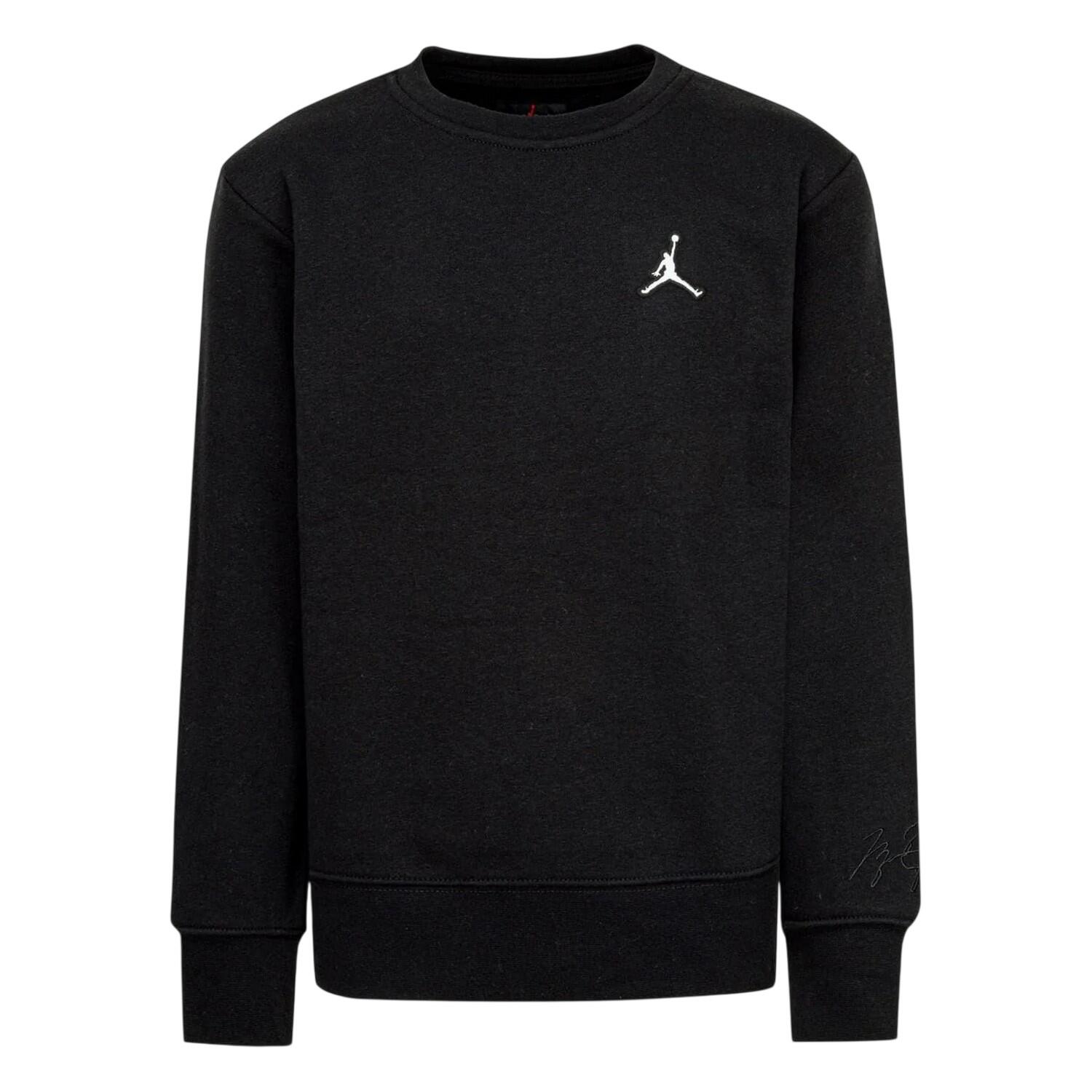 Nike Childrens/Kids Air Jordan Logo Fleece Crew Neck Sweatshirt