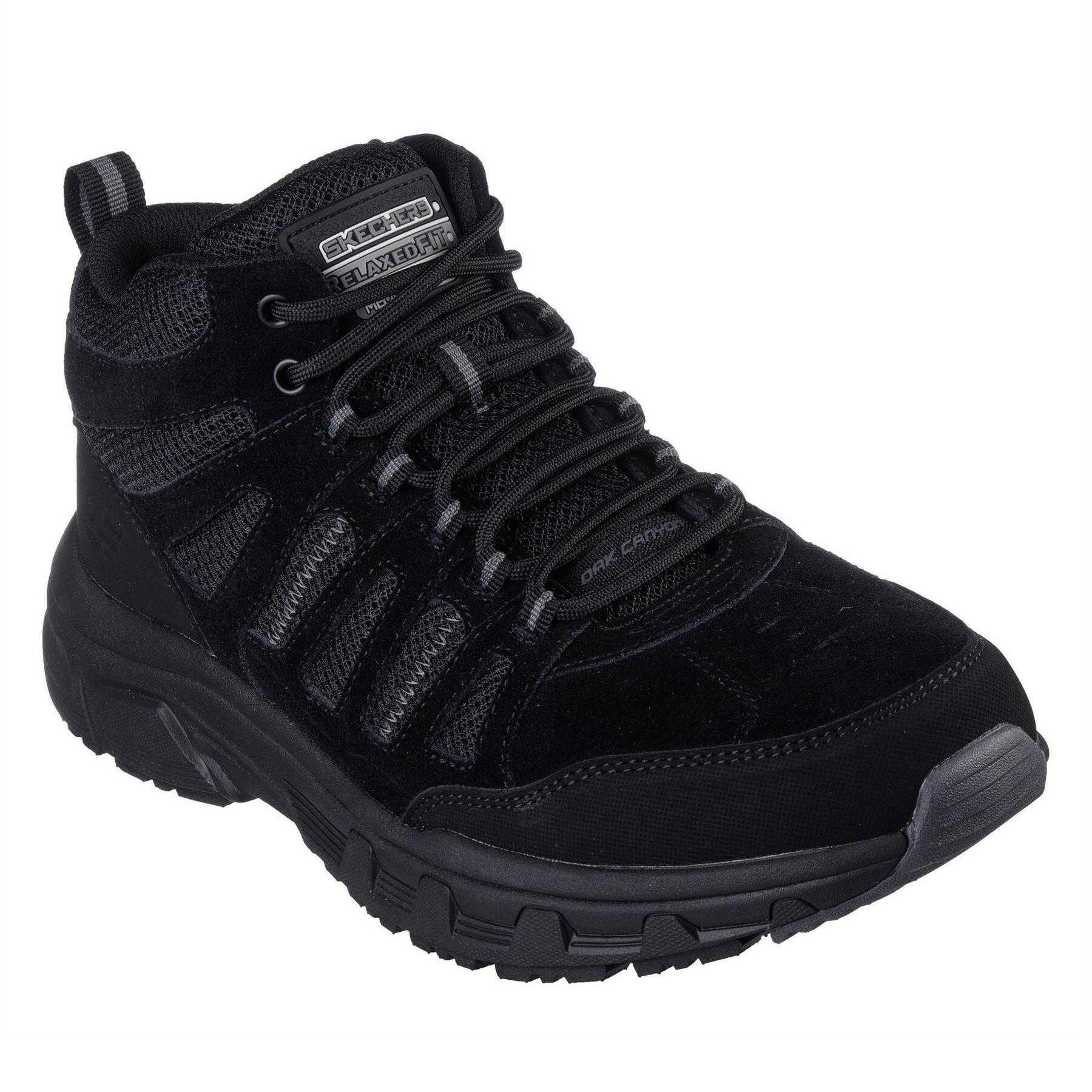 Skechers Mens Oak Canyon Suede Relaxed Fit Trainers