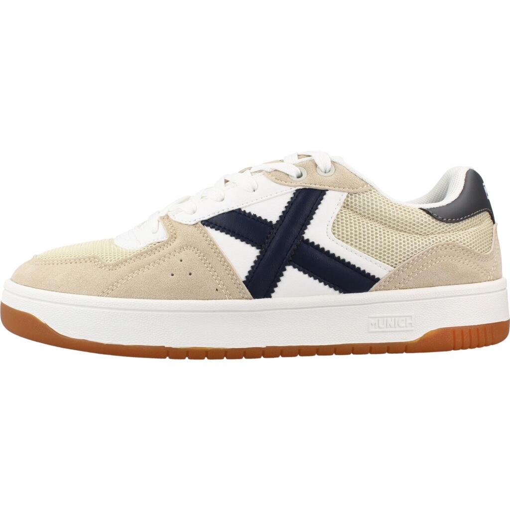 MUNICH STILO 08 Sneaker dall'Estetica Contemporanea Beige e Marina 2/5