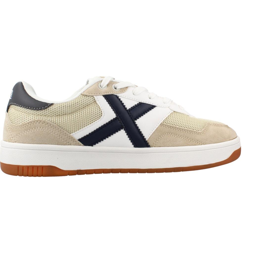 MUNICH STILO 08 Sneaker dall'Estetica Contemporanea Beige e Marina 4/5