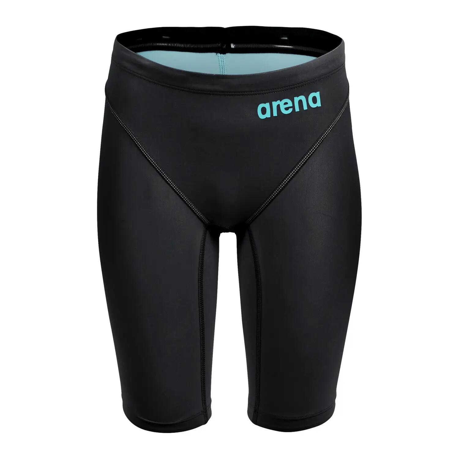 Jammers Arena Powerskin Impulso pour garçons - Noir/Turquoise - Taille 22 8/9