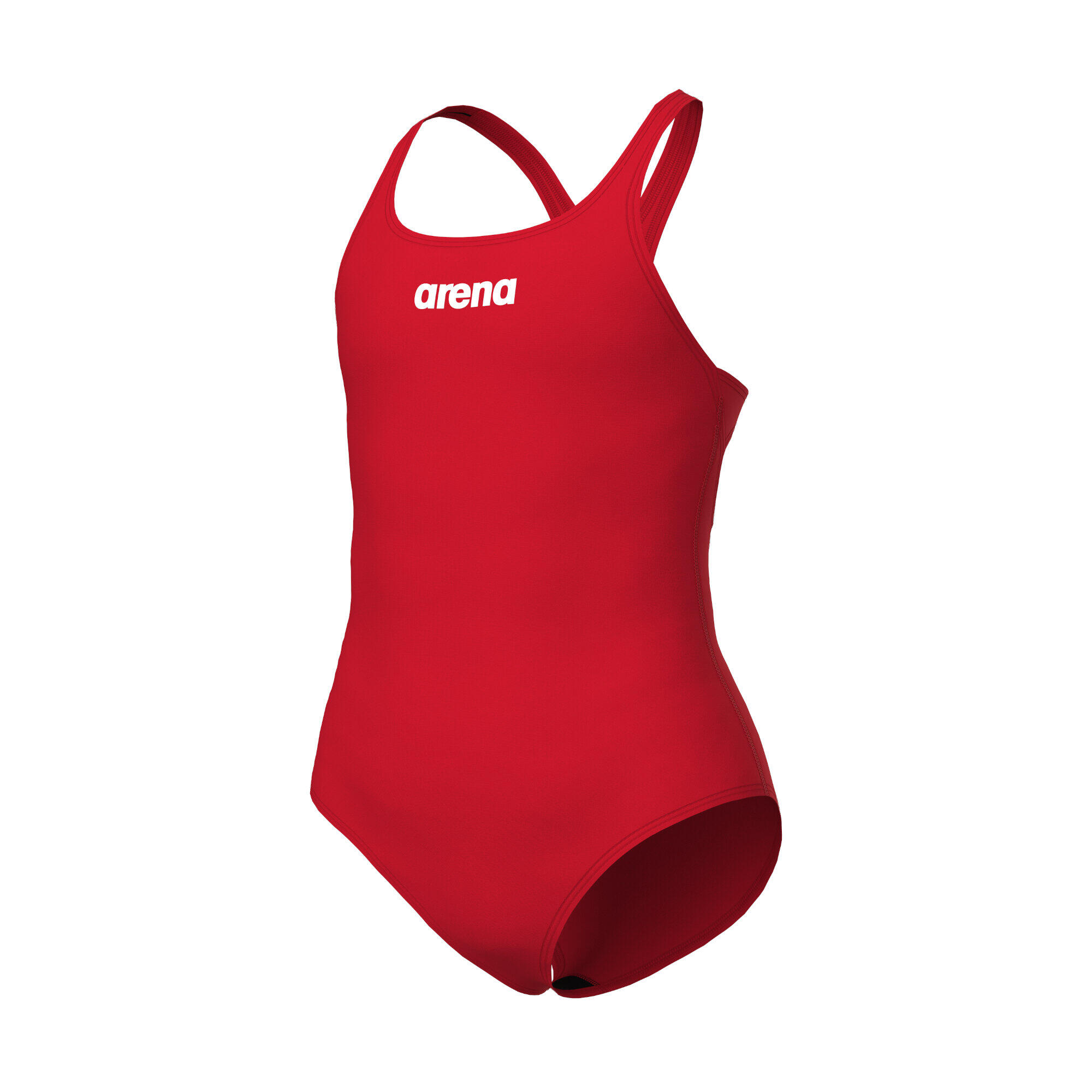 Arena Meisjes Badpak Team Swim Pro Solid Rood 9/9